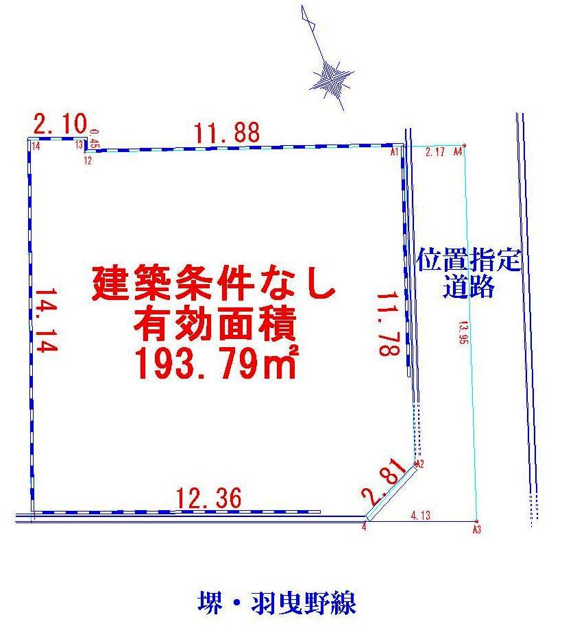 Compartment figure. Land price 21,230,000 yen, Land area 212.92 sq m