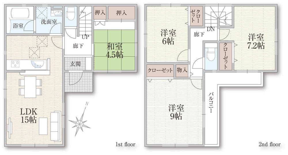 Floor plan. Habikino Municipal Home Sweet Home to South Elementary School 1260m