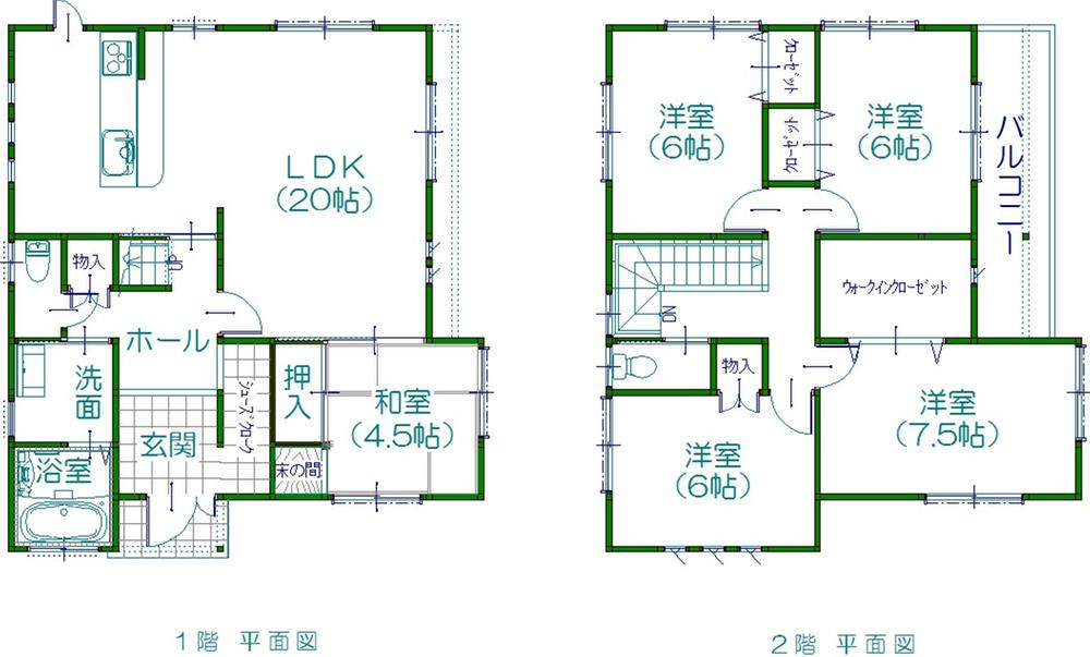 Floor plan. (I-life No. 16 locations), Price 35,500,000 yen, 5LDK, Land area 159.97 sq m , Building area 124.21 sq m