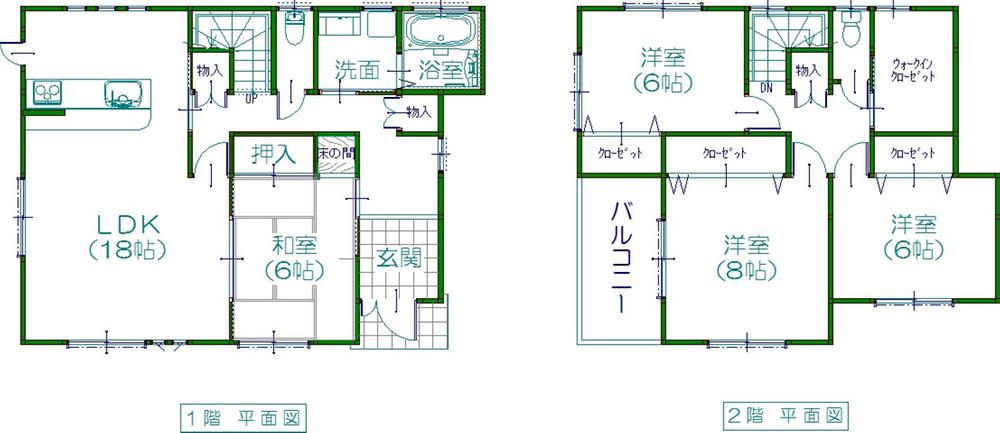 Floor plan. (No. 1 point), Price 28.6 million yen, 4LDK+S, Land area 159.79 sq m , Building area 119.23 sq m