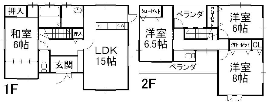 Floor plan. 20,600,000 yen, 4LDK, Land area 196.8 sq m , Building area 111.78 sq m