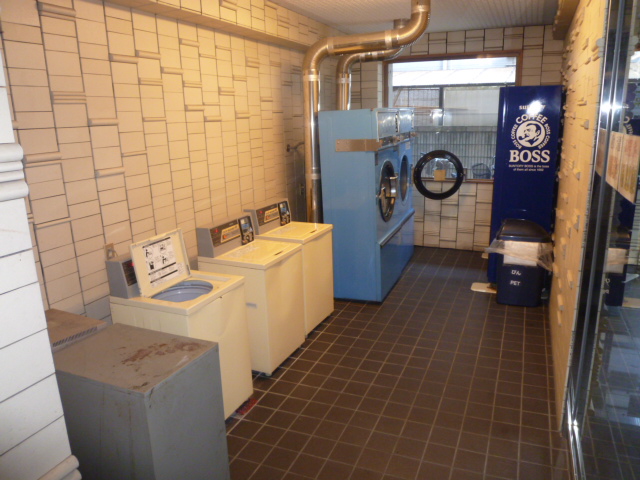Other common areas. Launderette installation