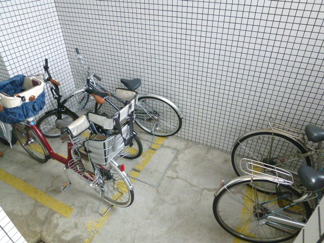 Other common areas. Is a bicycle parking lot.