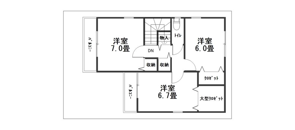 Floor plan. 21,800,000 yen, 4LDK, Land area 77.89 sq m , Building area 91.54 sq m 2 floor