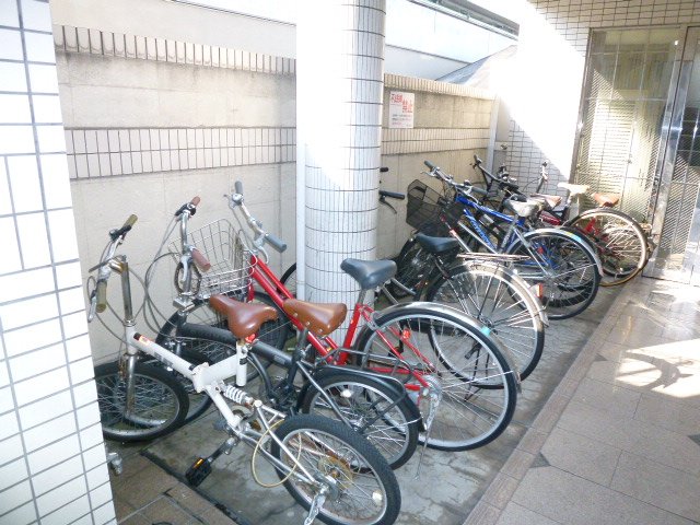 Other common areas. There is also a bicycle parking. 