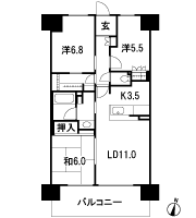 Floor: 3LDK, occupied area: 72.47 sq m, Price: 25.2 million yen