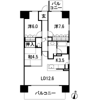 Floor: 3LDK, occupied area: 75.82 sq m, Price: 18.9 million yen