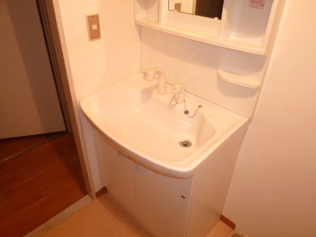 Washroom. It is a wash basin with a popular shampoo dresser