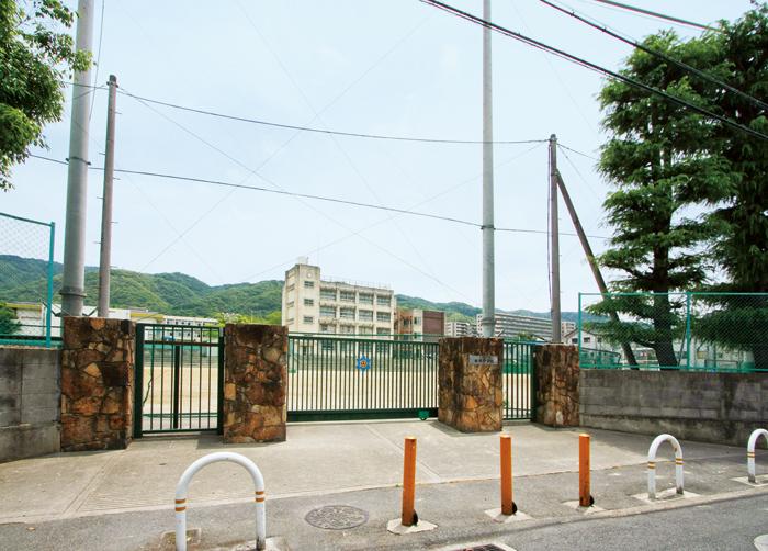 Junior high school. Municipal Maioka until junior high school 430m