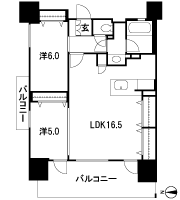 Floor: 1LDK + M ・ 2LDK, occupied area: 63.02 sq m, Price: 26,380,000 yen