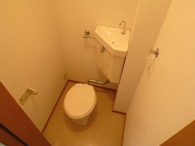 Toilet. It is a separate toilet and bathroom. 