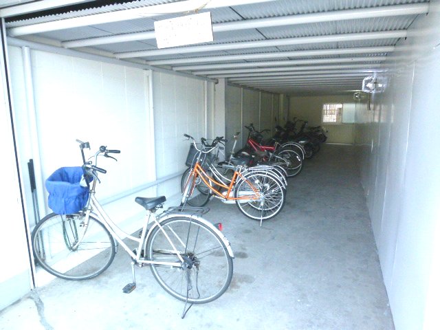 Other common areas. Is a bicycle parking lot.