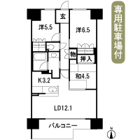 Floor: 3LDK, occupied area: 70.85 sq m, Price: 22.7 million yen