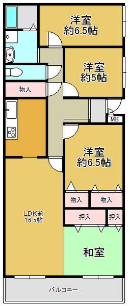 Floor plan. 4LDK, Price 10.3 million yen, Occupied area 92.25 sq m , Balcony area 9.3 sq m   [Renovation completed] Certainly once please preview