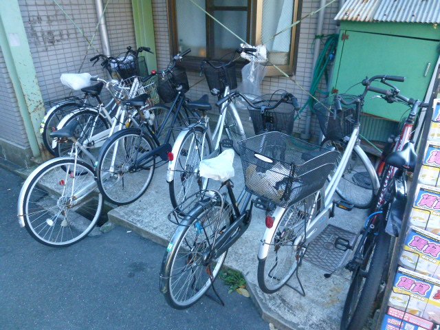 Other common areas. Is a bicycle parking lot. 