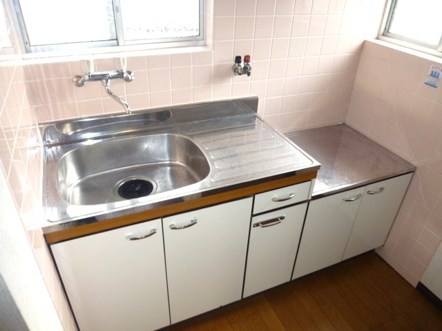 Kitchen. Because there is a window is bright kitchen. Gas stove can be installed