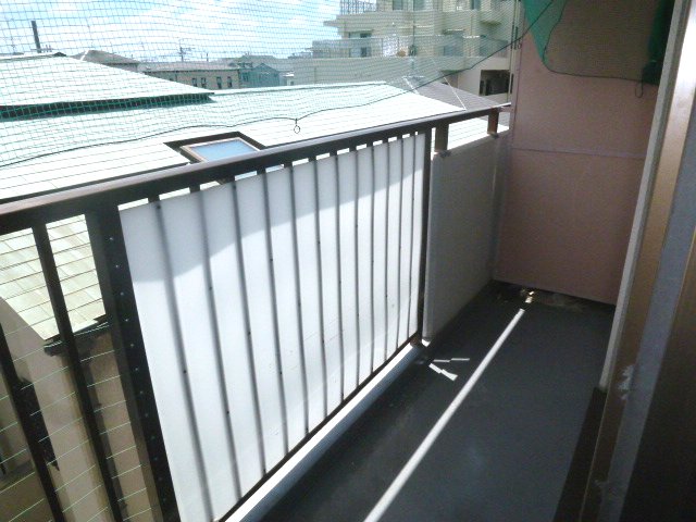 Balcony. It is a south-facing balcony. 