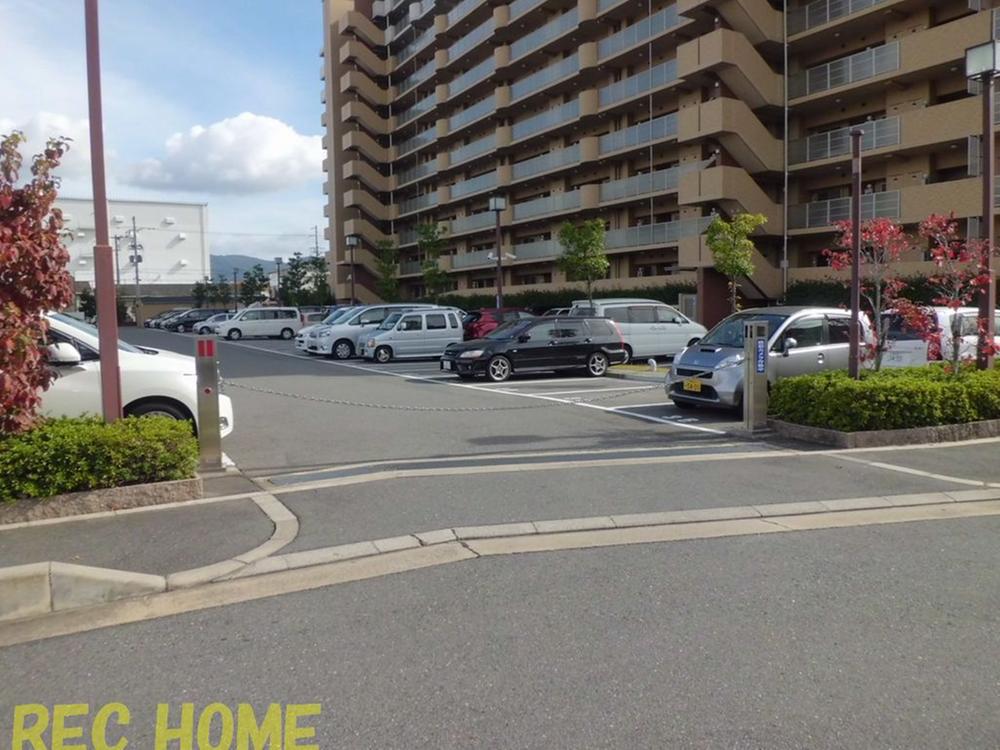 Parking lot. Common areas