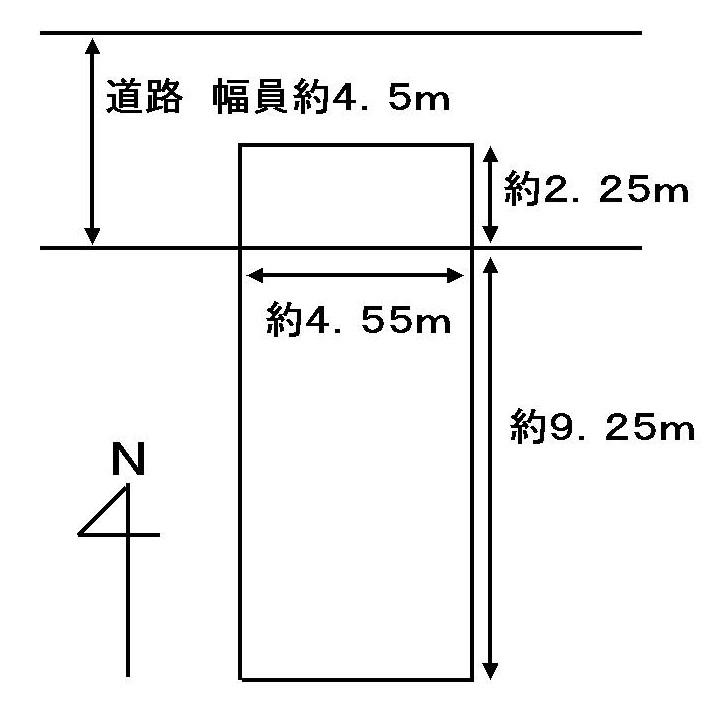 Compartment figure. Land price 6.7 million yen, Land area 41.57 sq m