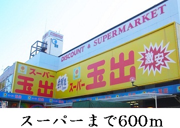 Supermarket. Tamade 600m to like (Super)