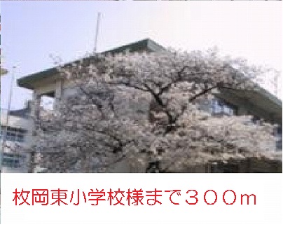 Primary school. Single Okahigashi 300m up to elementary school like (Elementary School)