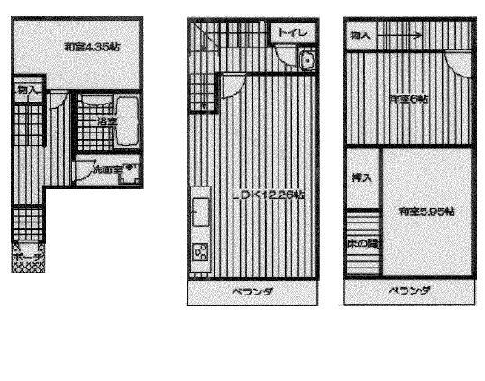 Floor plan. 7.8 million yen, 3LDK, Land area 43.56 sq m , Building area 78.84 sq m 3LDK + is a floor plan of the garage