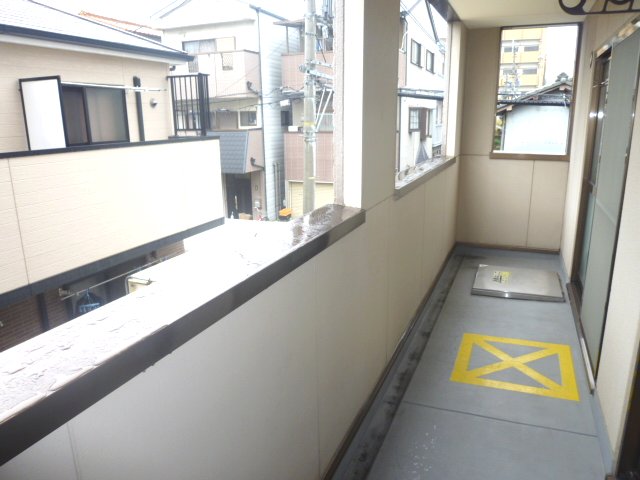 Balcony. It is a west-facing balcony