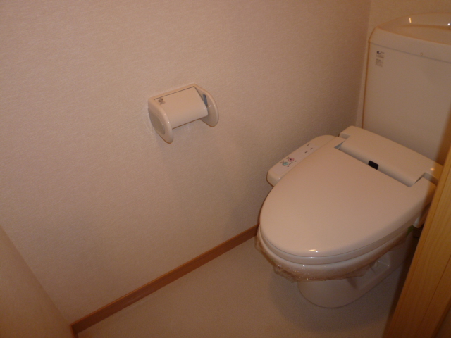 Toilet. Bidet with a spacious toilet