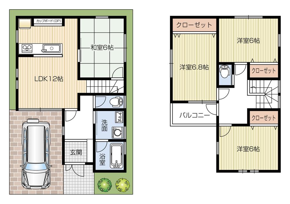 Floor plan. 26,800,000 yen, 4LDK, Land area 78.62 sq m , You can change the floor plan if building area 91.94 sq m now!