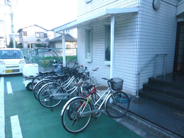 Other common areas. Worry students because the bicycle parking spaces are also