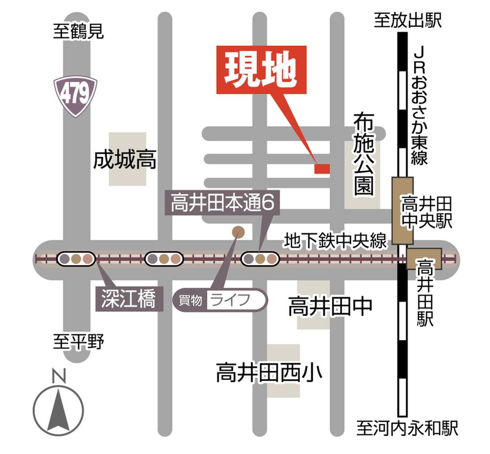 Local guide map
