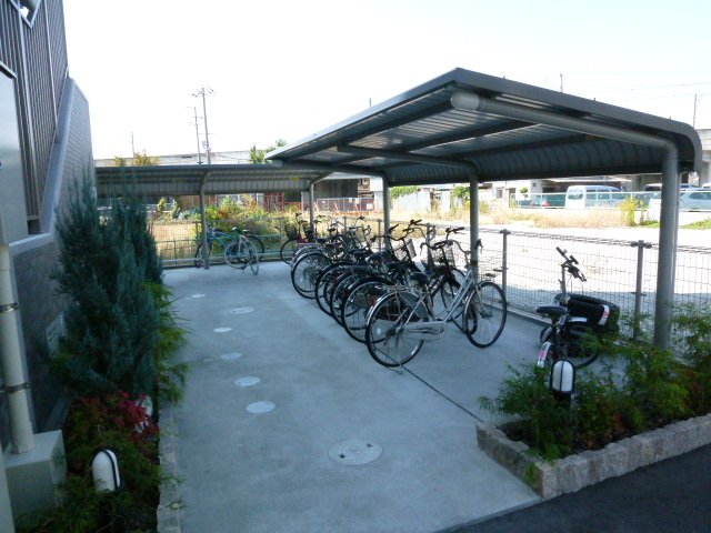 Other common areas. Is a bicycle parking lot. 