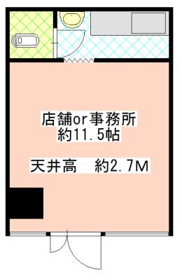 Floor plan. Price 8.8 million yen, Occupied area 26.18 sq m kitchen, Toilet! With entrance shutter!