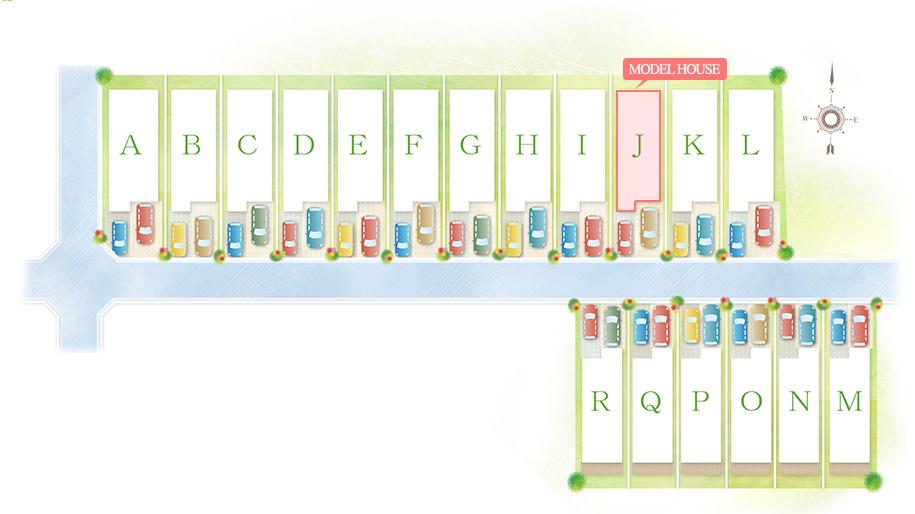 The entire compartment Figure. KANAOKA park near the quiet city block.