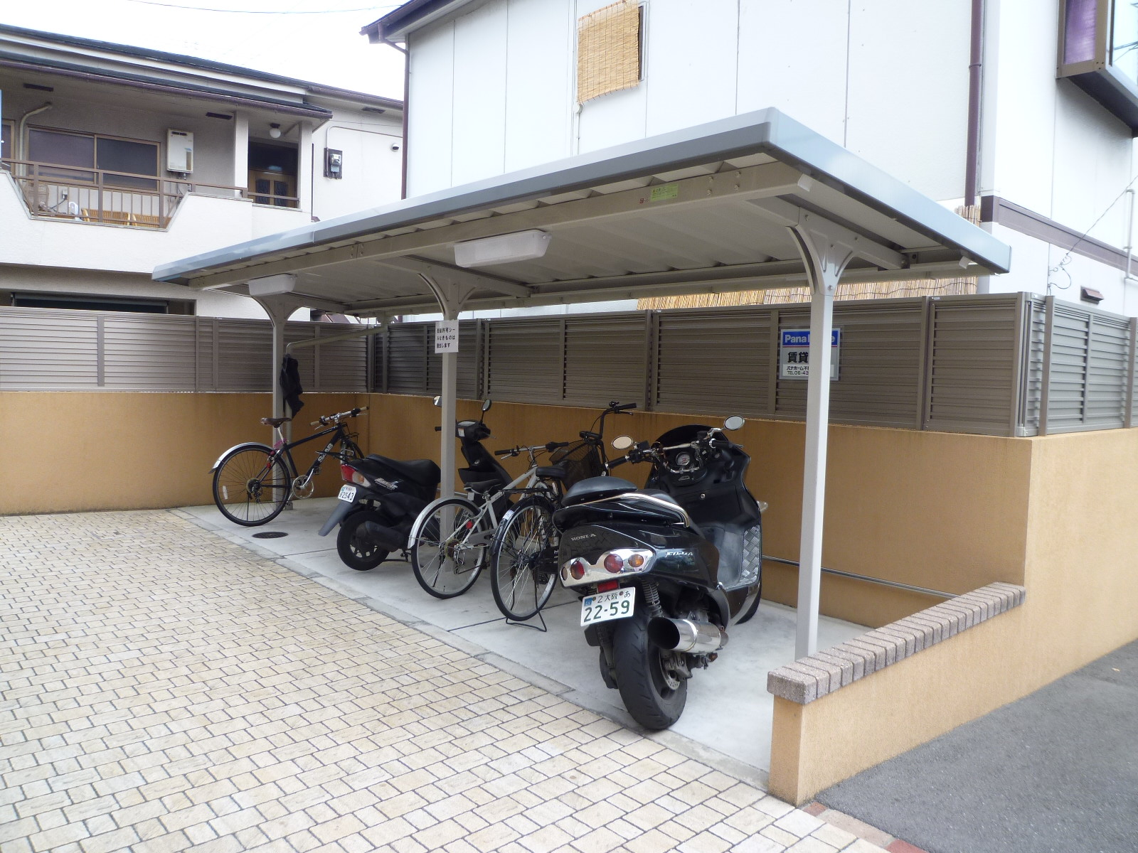 Other common areas. Bicycle-parking space