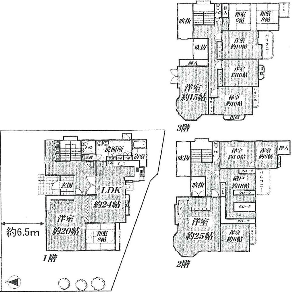 Floor plan. 39,800,000 yen, 12LDK + S (storeroom), Land area 420.03 sq m , Is a very wide house of building area 439.13 sq m 12LDK