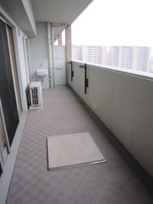 Balcony. Spacious balcony is happy to be your laundry