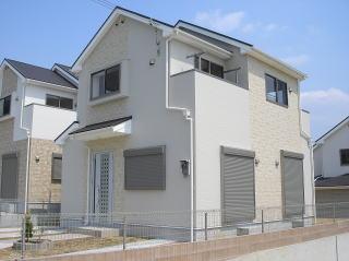 Model house photo. It is the example of construction!
