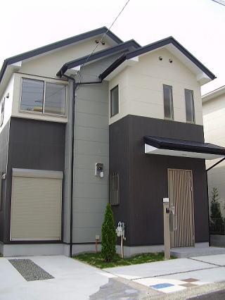 Model house photo. It is the example of construction!