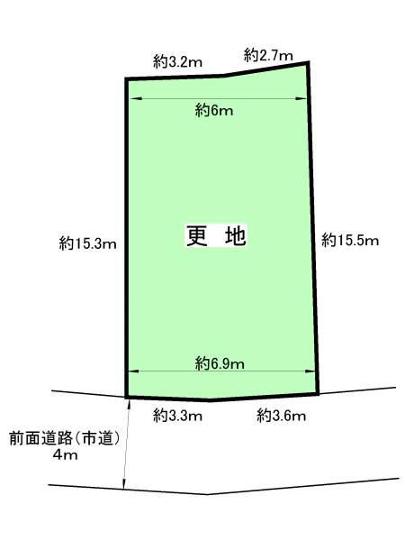 Compartment figure. Land price 23,900,000 yen, Land area 100.08 sq m