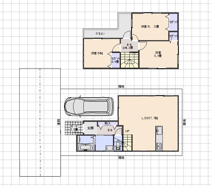 Rendering (introspection). No. 1 ground floor plan