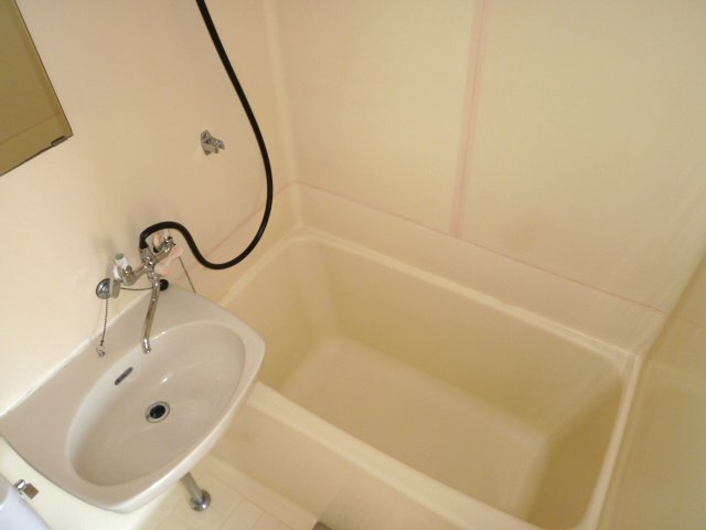 Bath. The type of basin and bath are together. 