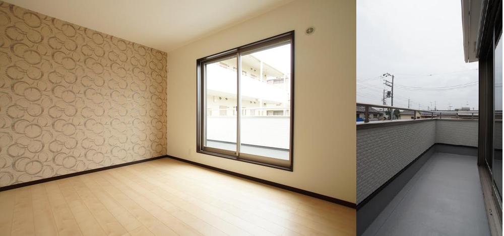 Same specifications photos (Other introspection). Second floor Western-style room and a large balcony