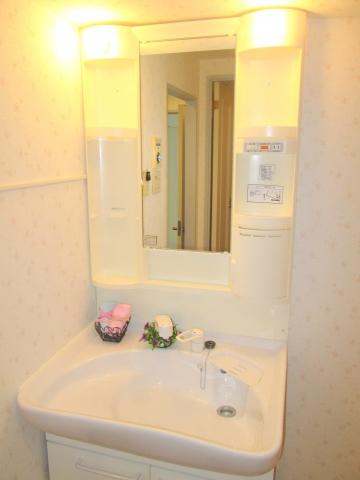 Wash basin, toilet. Wash basin is with shower!