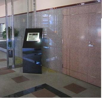 lobby. Auto lock in security peace of mind