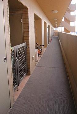 Other common areas. It has also been to clean the shared hallway.