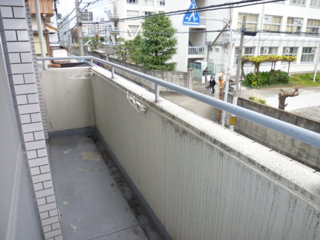 Balcony. It is quite a large balcony.