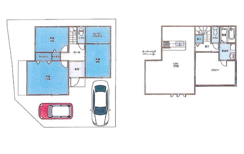 Floor plan. (A No. land), Price 29.5 million yen, 3LDK, Land area 123.09 sq m , Building area 99.63 sq m