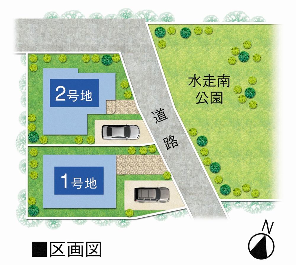 The entire compartment Figure. Mizuhai 1-chome Sectioning view