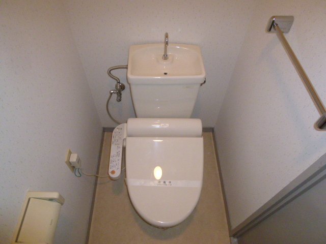 Toilet. It is with a bidet.